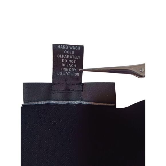 INC Retro Blouse Top M Embroidered Career Office Coquette Whimsygoth‎ Metallic - Picture 10 of 12